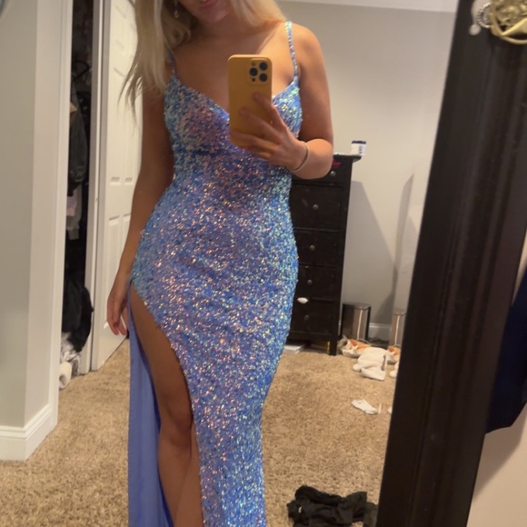 Ashley Lauren Dresses & Skirts - Ashley Lauren 11342 - Dual Strap Sequin Evening Gown